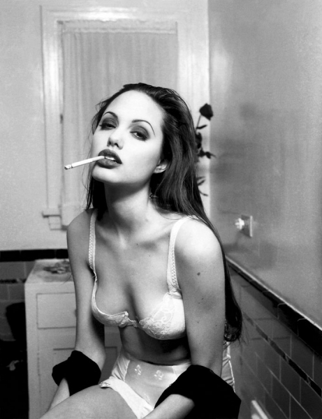 Photograph Lionel Deluy Angelina Jolie on One Eyeland